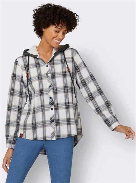 flanellen houthakkers blouse dames